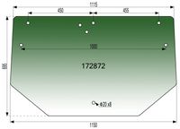 STEKLO KABINE ZADAJ zgoraj JOHN DEERE 5300-5400-5500-5310-5410-5510