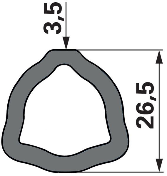 CEV KARDANA notranja trikotna 26.5x3.5 L=3m CEV KARDANA notranja trikotna 26.5x3.5 L=3m
