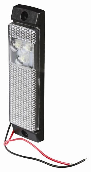 SVETILKA BOČNA MARKIRNA pravokotna BELA 10/30V LED SVETILKA BOČNA MARKIRNA pravokotna BELA 10/30V LED