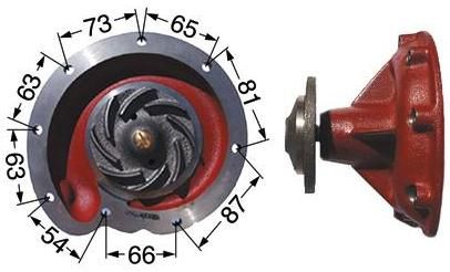 ČRPALKA VODE TURBINA CASE 433-523-533-624-633-644-724-733-744-833-844-740-840-940; 743-743XL; 554-644-724-744-844S-844XL; 745S-745XL; 845-845XL-985XL;