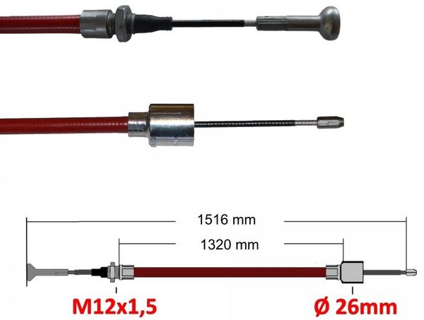 ŽICA ZAVORE L=1516mm PRIKOLICE AL-KO
AL-KO PROFI longlife zavorni kabel Dolžina bovdna 1320 mm Skupna dolžina 1516 mm Zvon O 26 mm nastavek. ŽICA ZAVORE L=1516mm PRIKOLICE AL-KO
AL-KO PROFI longlife zavorni kabel Dolžina bovdna 1320 mm Skupna dolžina 1516 mm Zvon O 26 mm nastavek.
