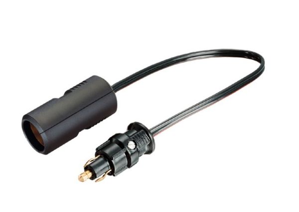 ADAPTER VŽIGALNIKA-VTIKAČA-VTIČNICE z kablom l=250mm -manjši vtikač-standardna vtičnica VŽIGALNIKA ADAPTER VŽIGALNIKA-VTIKAČA-VTIČNICE z kablom l=250mm -manjši vtikač-standardna vtičnica VŽIGALNIKA