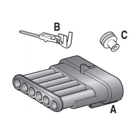KONEKTOR VODOTESNI M (moški) 6-polni S-SEAL 150 KONEKTOR VODOTESNI M (moški) 6-polni S-SEAL 150