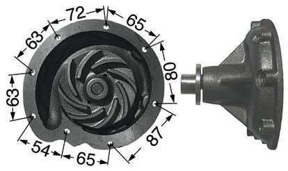 ČRPALKA VODE TURBINA CASE 685-785-885-695-795-895-995-3210-3220-3230-4210-4220-4230-4240