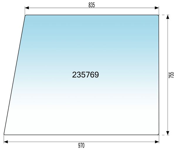 STEKLO KABINE BOČNO (nad blatnikom) LEVO ali DESNO ZETOR 6245 STEKLO KABINE BOČNO (nad blatnikom) LEVO ali DESNO ZETOR 6245