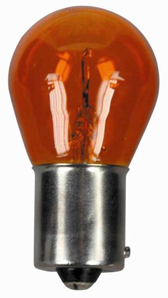 ŽARNICA AMBER-RUMENA Py  12V 21W BAU15S