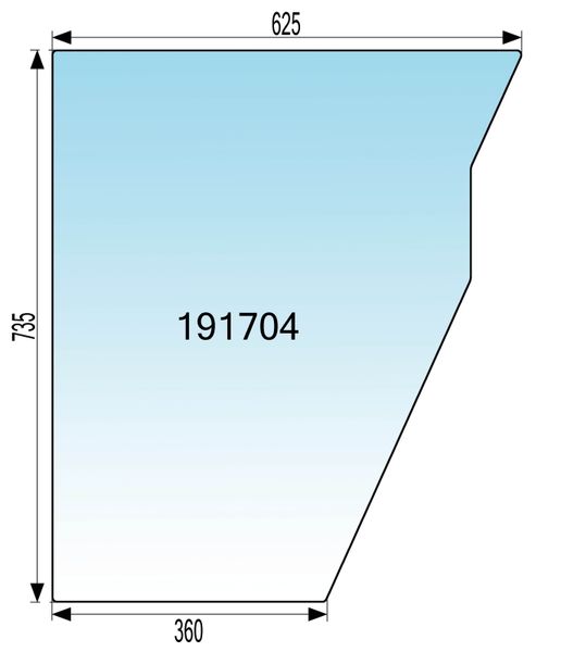 STEKLO KABINE VRATA SPEDNJE IMT 5106-5136 STEKLO KABINE VRATA SPEDNJE IMT 5106-5136