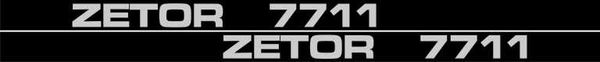 NALEPKA SET "ZETOR 7711" NALEPKA SET "ZETOR 7711"