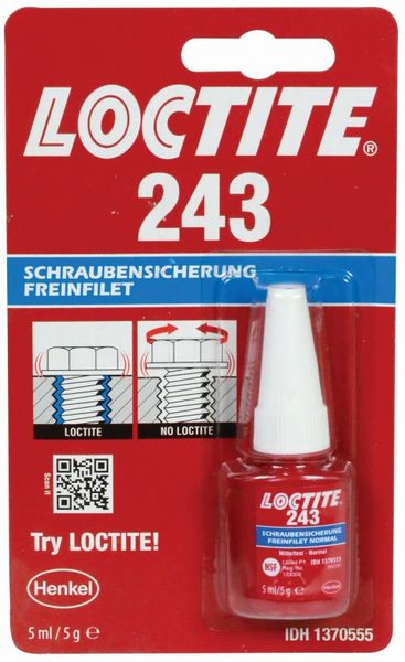 VAROVALO VIJAKOV LOCTITE 243 1/5ml VAROVALO VIJAKOV LOCTITE 243 1/5ml