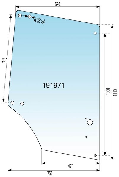 STEKLO KABINE VRAT zgoraj LEVO ali DESNO JOHN DEERE (621999) STEKLO KABINE VRAT zgoraj LEVO ali DESNO JOHN DEERE (621999)