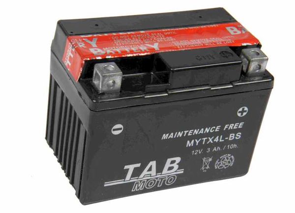 AKUMULATOR TOPLA 12V 3Ah/40A D+ BB TAB MOTO