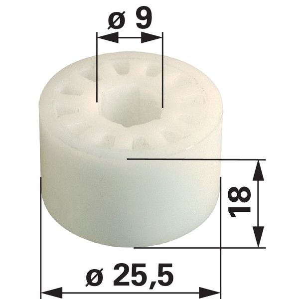PUŠA 25.5X9X18mm SEDEŽA GRAMMER MSG95 MAXIMO PUŠA 25.5X9X18mm SEDEŽA GRAMMER MSG95 MAXIMO