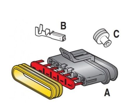 KONEKTOR VODOTESNI Ž (ženski) 6-polni S-SEAL 150 KONEKTOR VODOTESNI Ž (ženski) 6-polni S-SEAL 150