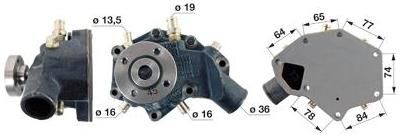ČRPALKA VODE JOHN DEERE 3100-3200-3200X-3300-3300X-3400-3400X-3110-3210-3210X-3310-3310X-3410-3410X TIPI MOTORJA:3029D-4039D-4045D-4039T