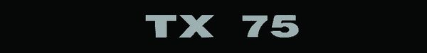 NALEPKA "TX 75" TD NALEPKA "TX 75" TD
