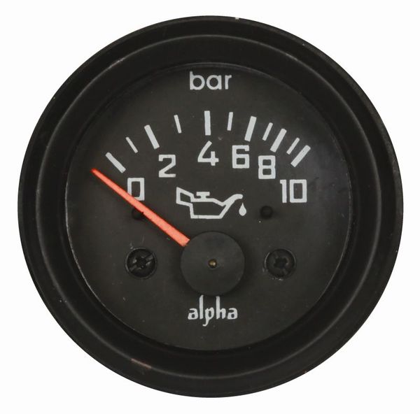 ŠTEVEC MANOMETER TLAKA OLJA MOTORJA električen 12V(0-10bar) ŠTEVEC MANOMETER TLAKA OLJA MOTORJA električen 12V(0-10bar)
