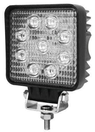 ŽAROMET LED mini 1800Lm 27W DELOVNI KVADRATEN 90x90mm 9-32V IP68 homologiran ECE R10 ŽAROMET LED mini 1800Lm 27W DELOVNI KVADRATEN 90x90mm 9-32V IP68 homologiran ECE R10