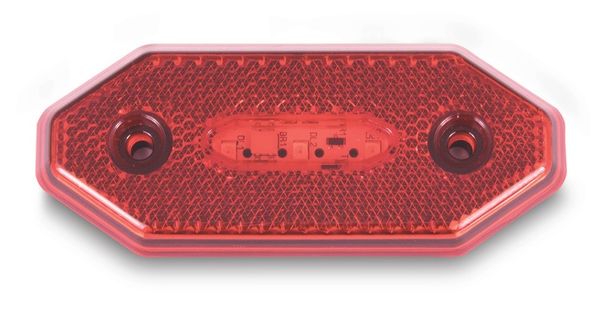 SVETILKA MARKIRNA led RDEČA 12/24V 3LED/0,4W 100x42mm debelina 14mm razmak med luknjami: 60mm homologirano AJ.BA SVETILKA MARKIRNA led RDEČA 12/24V 3LED/0,4W 100x42mm debelina 14mm razmak med luknjami: 60mm homologirano AJ.BA