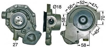 ČRPALKA VODE S TESNILOM JOHN DEERE