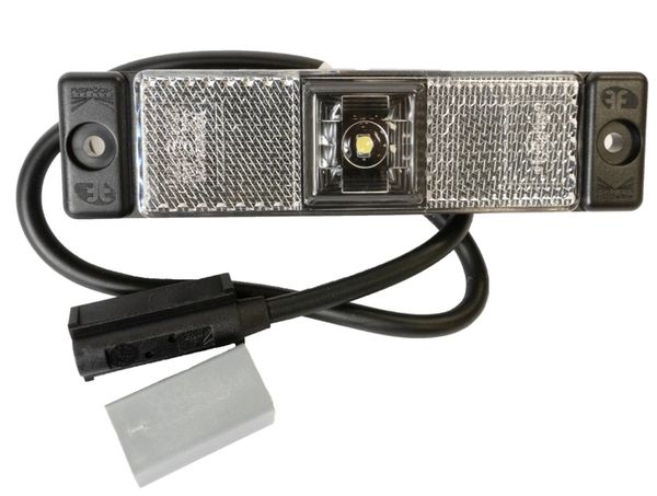 SVETILKA BOČNA MARKIRNA pravokotna BELA 10/30V LED SVETILKA BOČNA MARKIRNA pravokotna BELA 10/30V LED