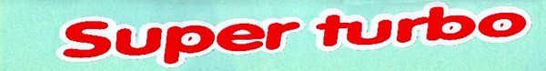 NALEPKA "Super turbo" LEVA ZETOR 3321-6321-7341 NALEPKA "Super turbo" LEVA ZETOR 3321-6321-7341