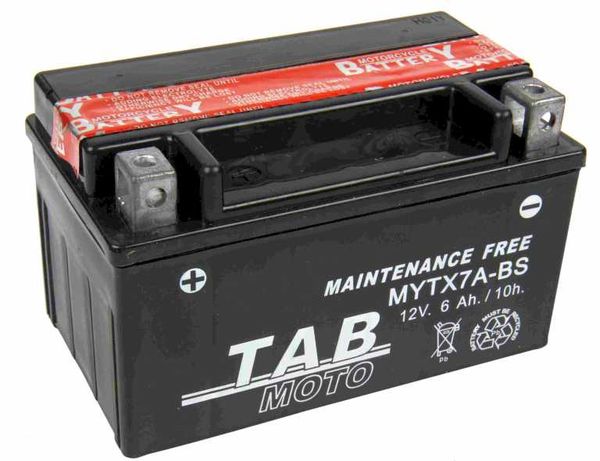 AKUMULATOR TOPLA 12V 6Ah/90A L+ BB TAB MOTO AKUMULATOR TOPLA 12V 6Ah/90A L+ BB TAB MOTO