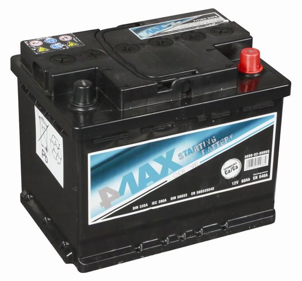 AKUMULATOR 4Max 12V 60Ah 540A +Desno ECOLINE Dimenzije: Dolžina: 242mm Širina: 175mm Višina: 190mm Tip podnožja: B13 Teža: 14,10kg AKUMULATOR 4Max 12V 60Ah 540A +Desno ECOLINE Dimenzije: Dolžina: 242mm Širina: 175mm Višina: 190mm Tip podnožja: B13 Teža: 14,10kg