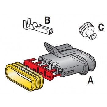 KONEKTOR VODOTESNI Ž (ženski) 4-polni S-SEAL 150 KONEKTOR VODOTESNI Ž (ženski) 4-polni S-SEAL 150