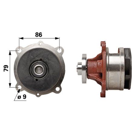 ČRPALKA VODE DEUTZ-FAHR SAME-SLH ČRPALKA VODE DEUTZ-FAHR SAME-SLH