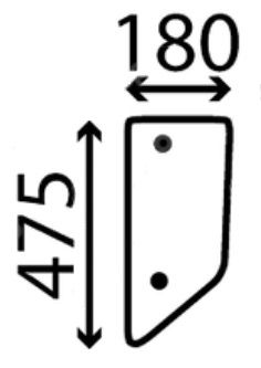 STEKLO KABINE SPREDAJ spodaj LEVO ali DESNO FIAT SERIA66 KABINA BUISARD TIP 614E VF86 STEKLO KABINE SPREDAJ spodaj LEVO ali DESNO FIAT SERIA66 KABINA BUISARD TIP 614E VF86