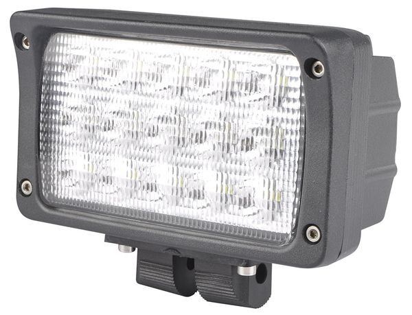 ŽAROMET LED 3100Lm DELOVEN MALI OGLAT 159x137x80   9-30V   flood svetloba   IP67   dolžina kabla 45cm