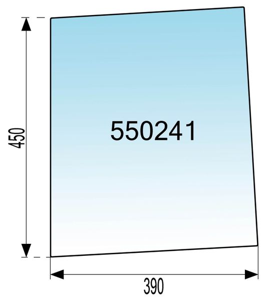 STEKLO KABINE SPREDAJ spodaj DESNO NT ZETOR 3341-5321-7341