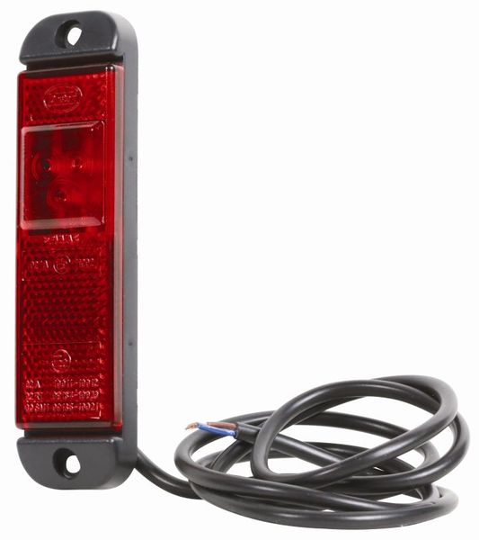 SVETILKA BOČNA MARKIRNA RDEČA 12/24V (zunanja pritrditev z kablom dolžine l=1.5m) LED SVETILKA BOČNA MARKIRNA RDEČA 12/24V (zunanja pritrditev z kablom dolžine l=1.5m) LED