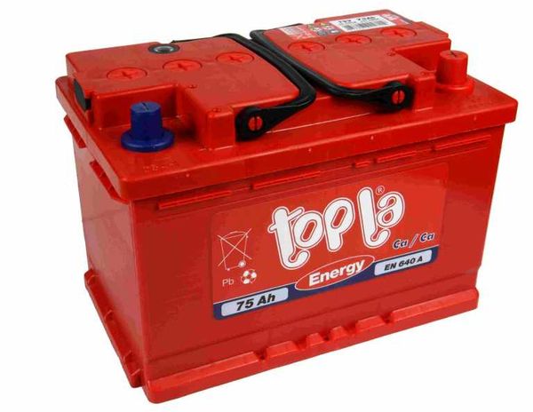 AKUMULATOR TOPLA ENERGY 75AH, 750A +Desno *** AKUMULATOR TOPLA ENERGY 75AH, 750A +Desno ***